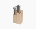 Elevate™ Fusion 5-piece Knife & Scissor Set with Beechwood Block - 10577 - Image 1