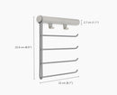 Orderly™ Belt, Tie & Scarf Hanging Rail - 55005 - DIMS