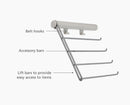 Orderly™ Belt, Tie & Scarf Hanging Rail - 55005 - INFO