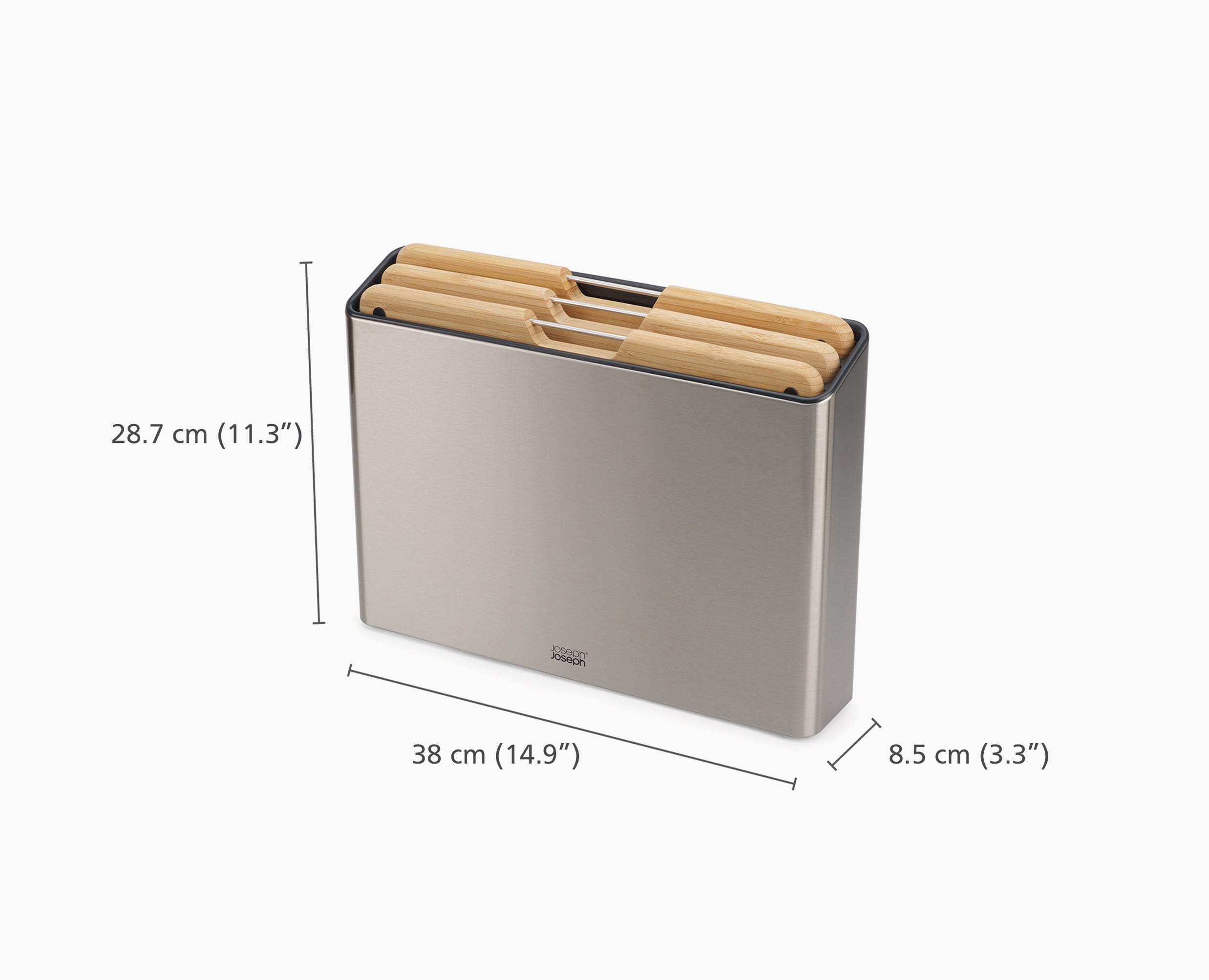 Folio™ Steel Bamboo 3-piece Chopping Board Set - 60229 - 10