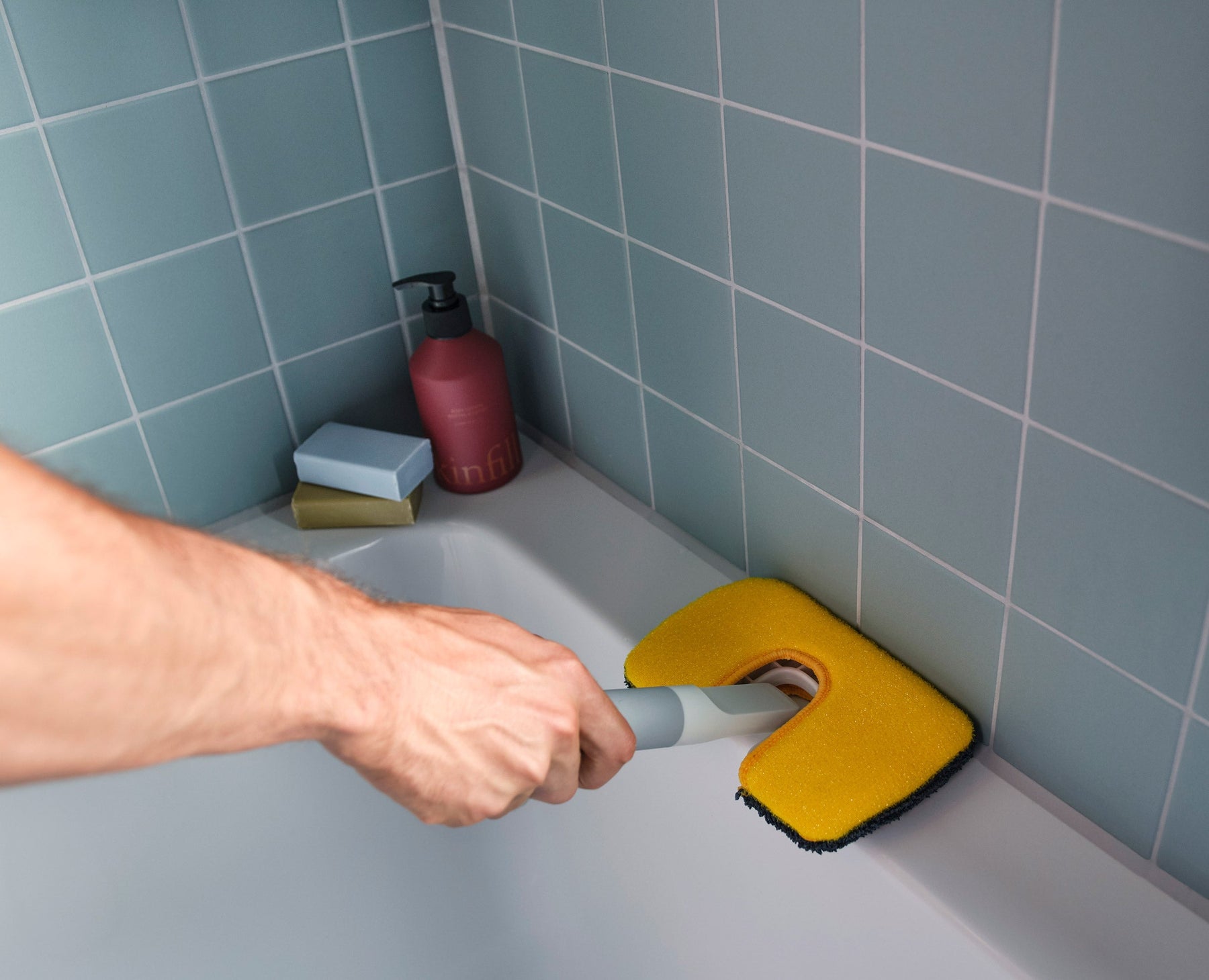 CleanTech™ 2-in-1 Surface Scrubber Tool with Replacement Pad