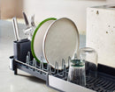 Extend™ Slim Steel Expandable Grey Dish Drainer