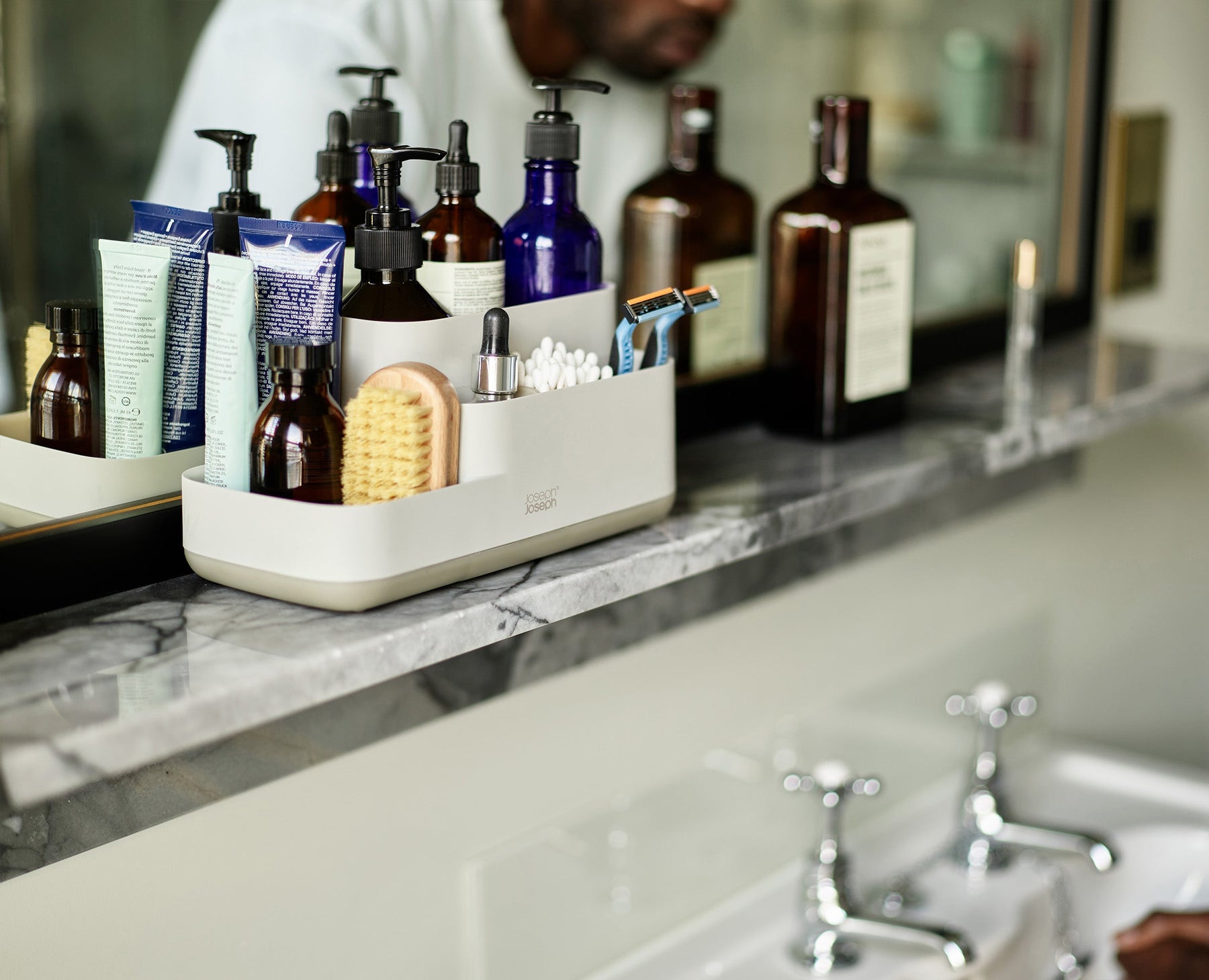 Matt Ecru Bathroom Set