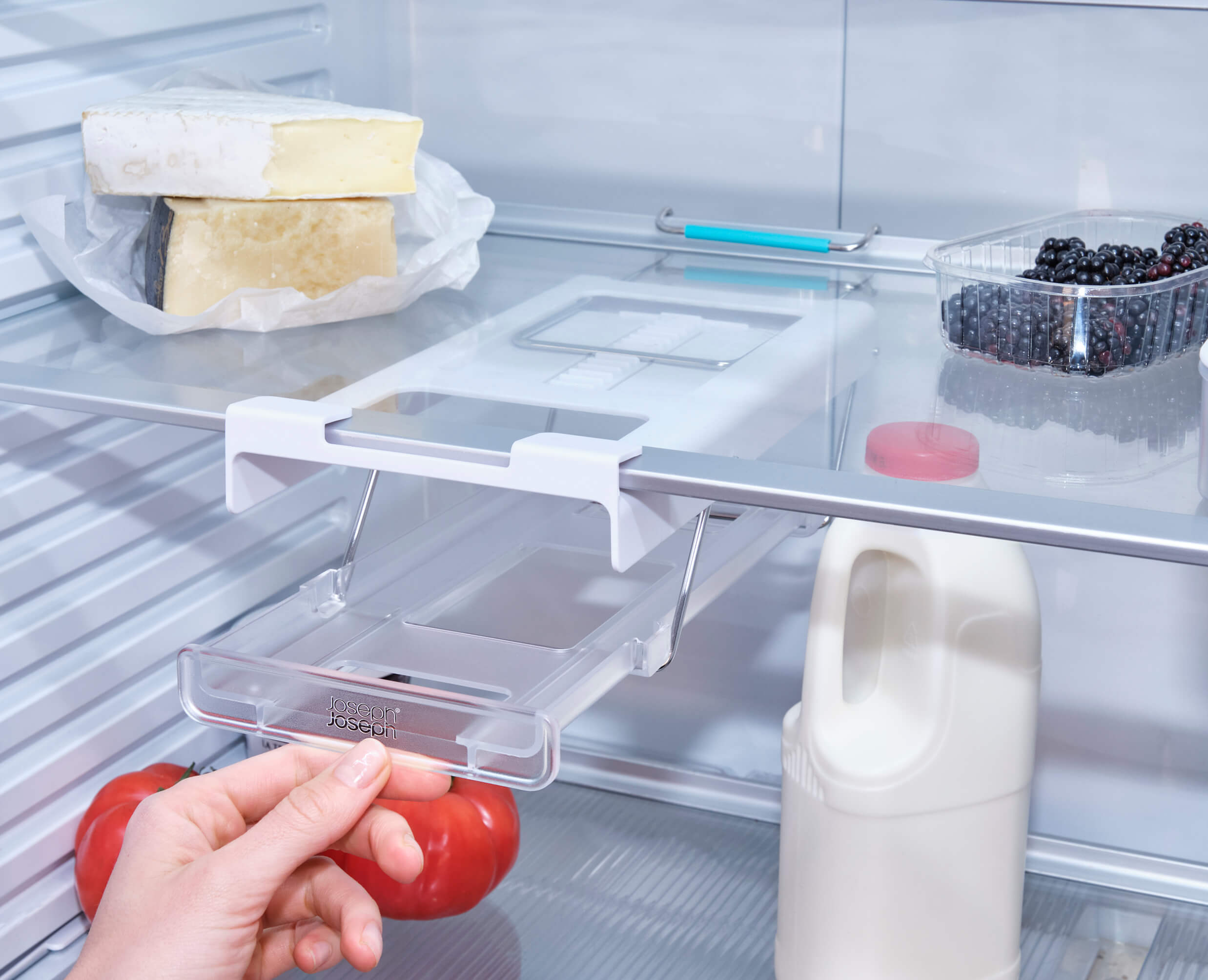 FridgeStore™ Under-Shelf Collapsible Can Dispenser