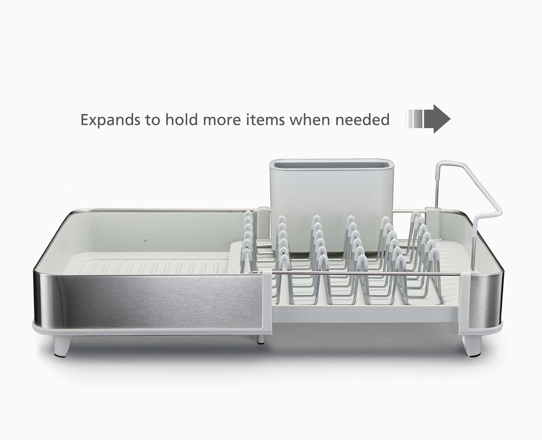 Extend™ Steel Expandable Dish Drainer - 851692 - INFO