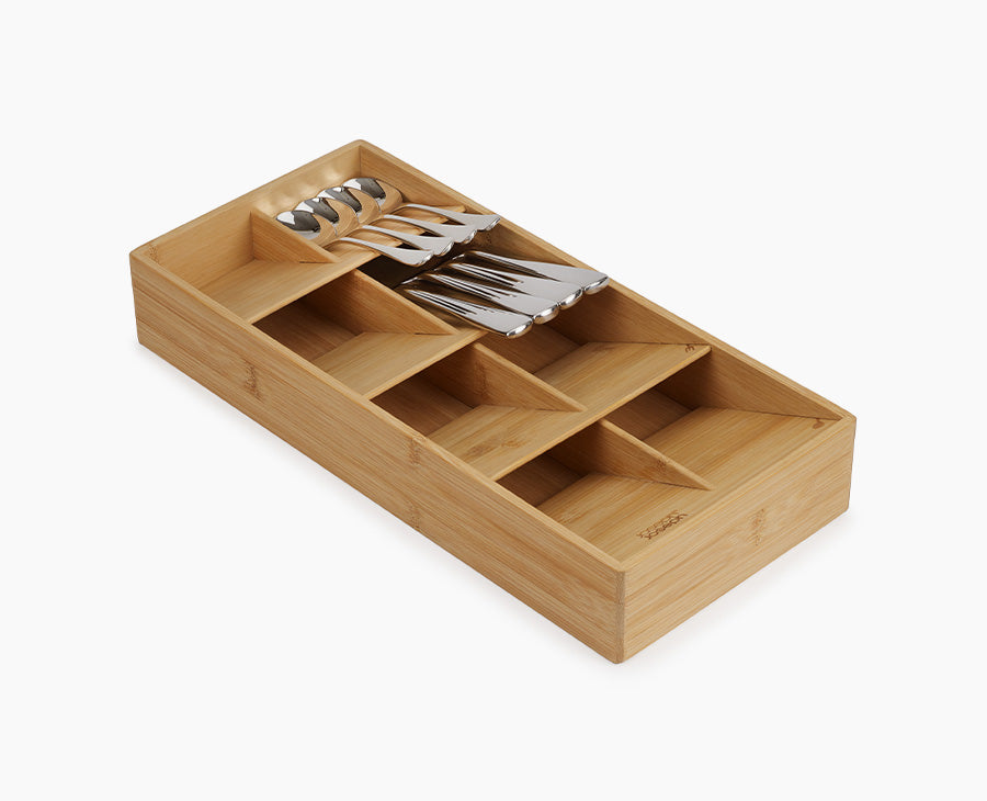 DrawerStore™ Bamboo Large Cutlery Organiser - 851697 - Image 1