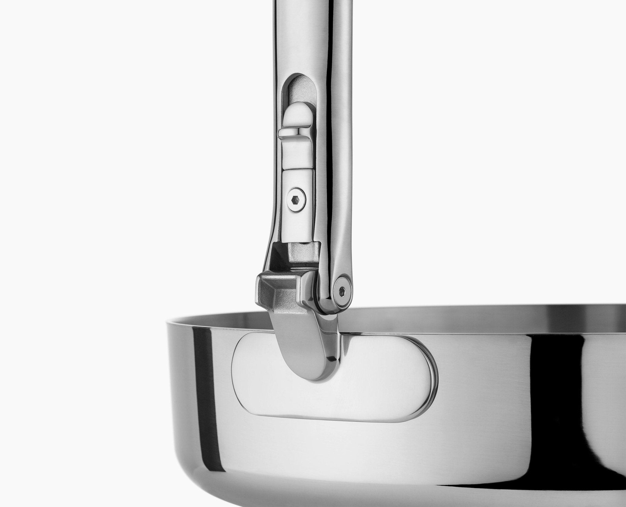 Space Steel Folding Handle 28cm Saute Pan & Lid