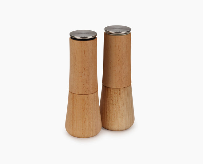 Milltop™ Wood 2-piece Salt & Pepper Mill Set - Image 1