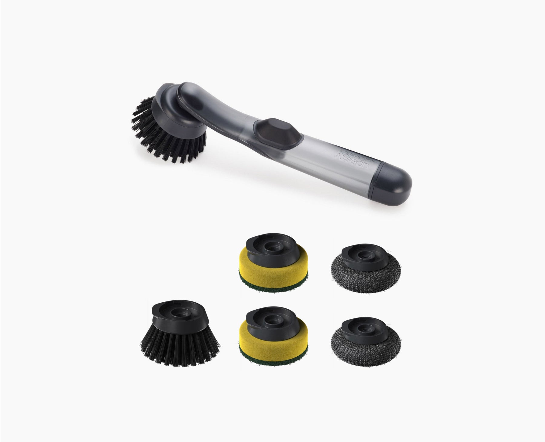 SinkTech™ Soap Dispensing Washing-Up Brush with Replacement Head & Extra Heads