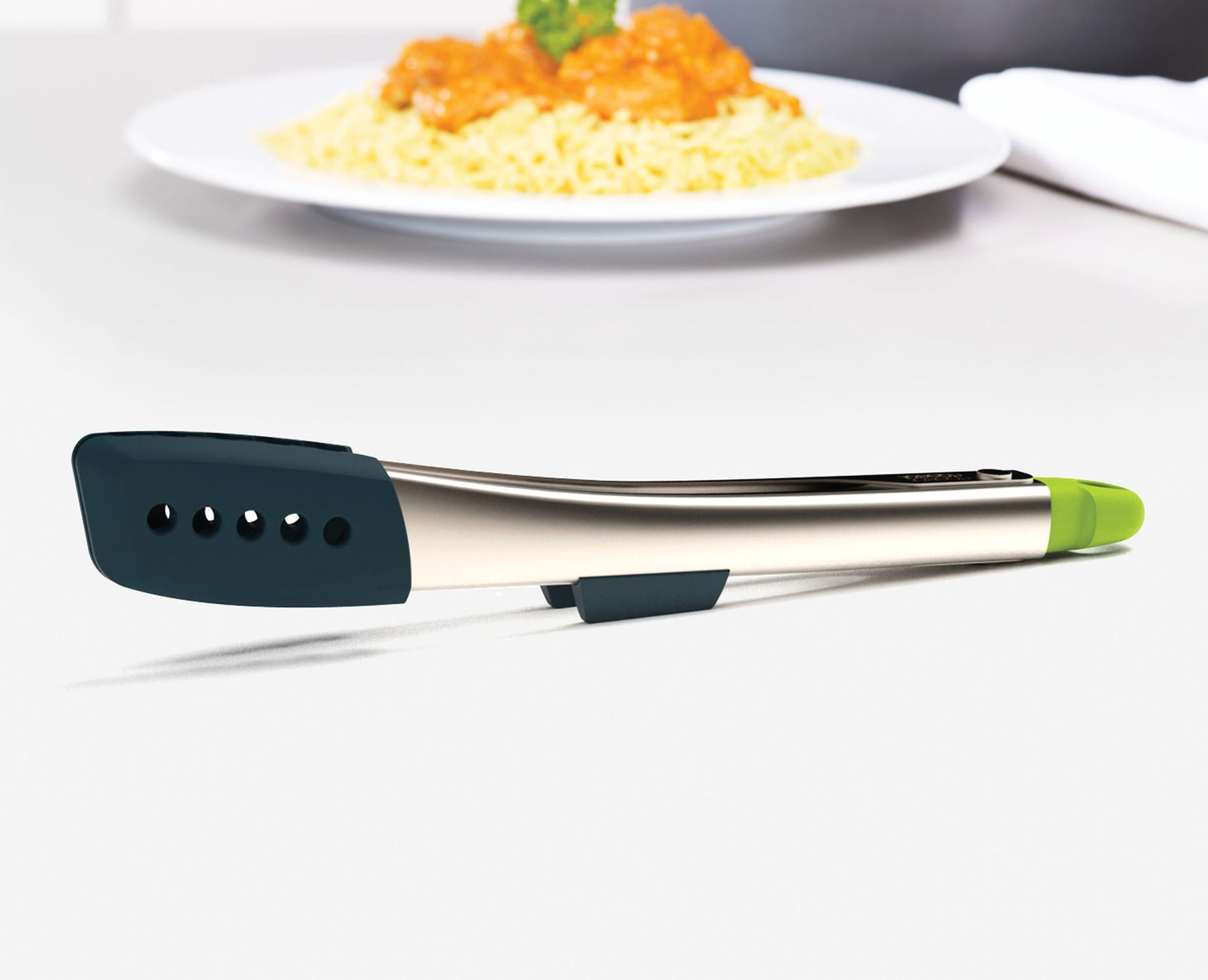 Elevate Silicone Steel Tongs - 10162 - Image 3