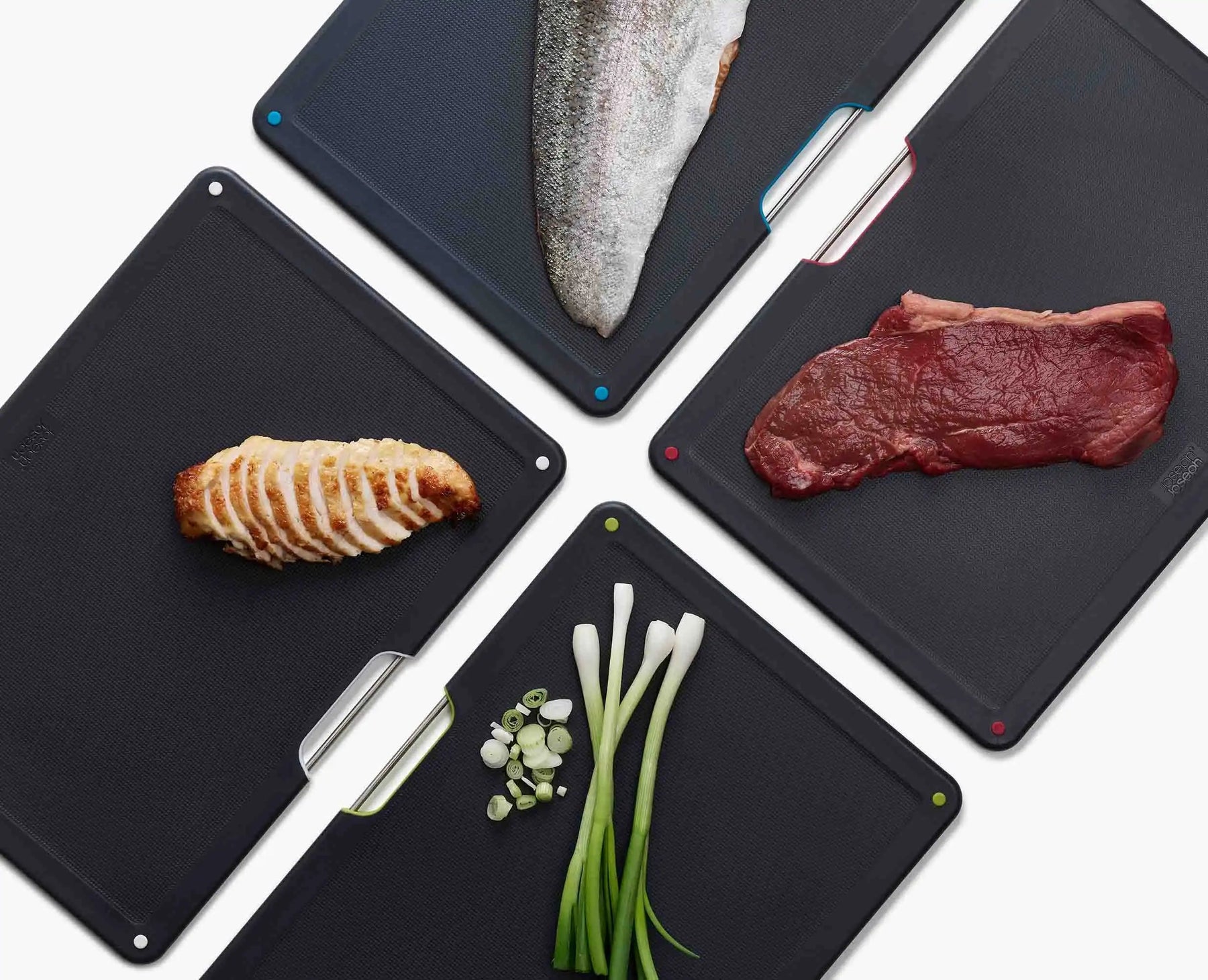 Folio™ Steel 4-piece Chopping Board Set - 60170 - Image 7