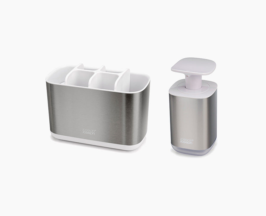 2-piece Bathroom Sink Set - Stainless-steel