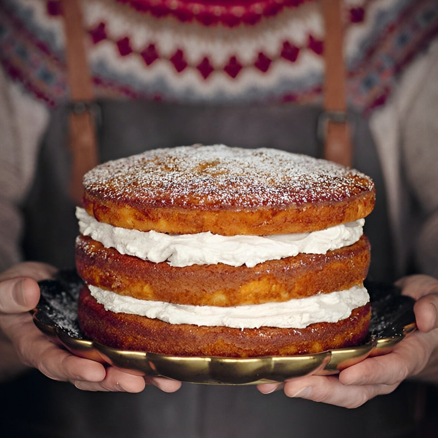 The Hebridean Baker’s Apple Victoria Sponge Cake