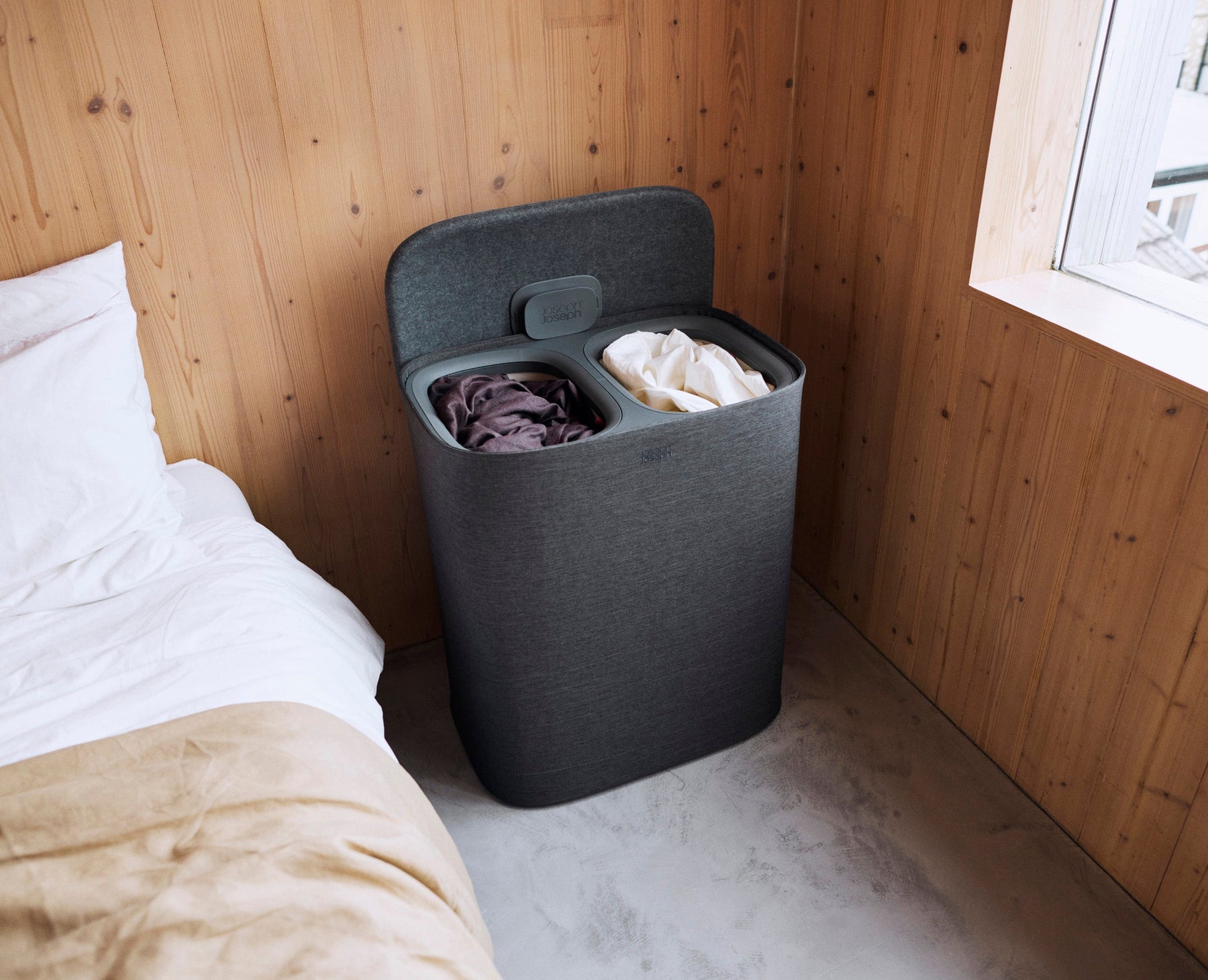 Tota 2 90L Forest Grey Grey Laundry Separation Basket