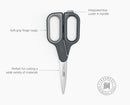 CutPlus Grey Scissors with Integrated Box Cutter