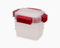 Nest Lock 4-Piece Red 1.1L Container Set