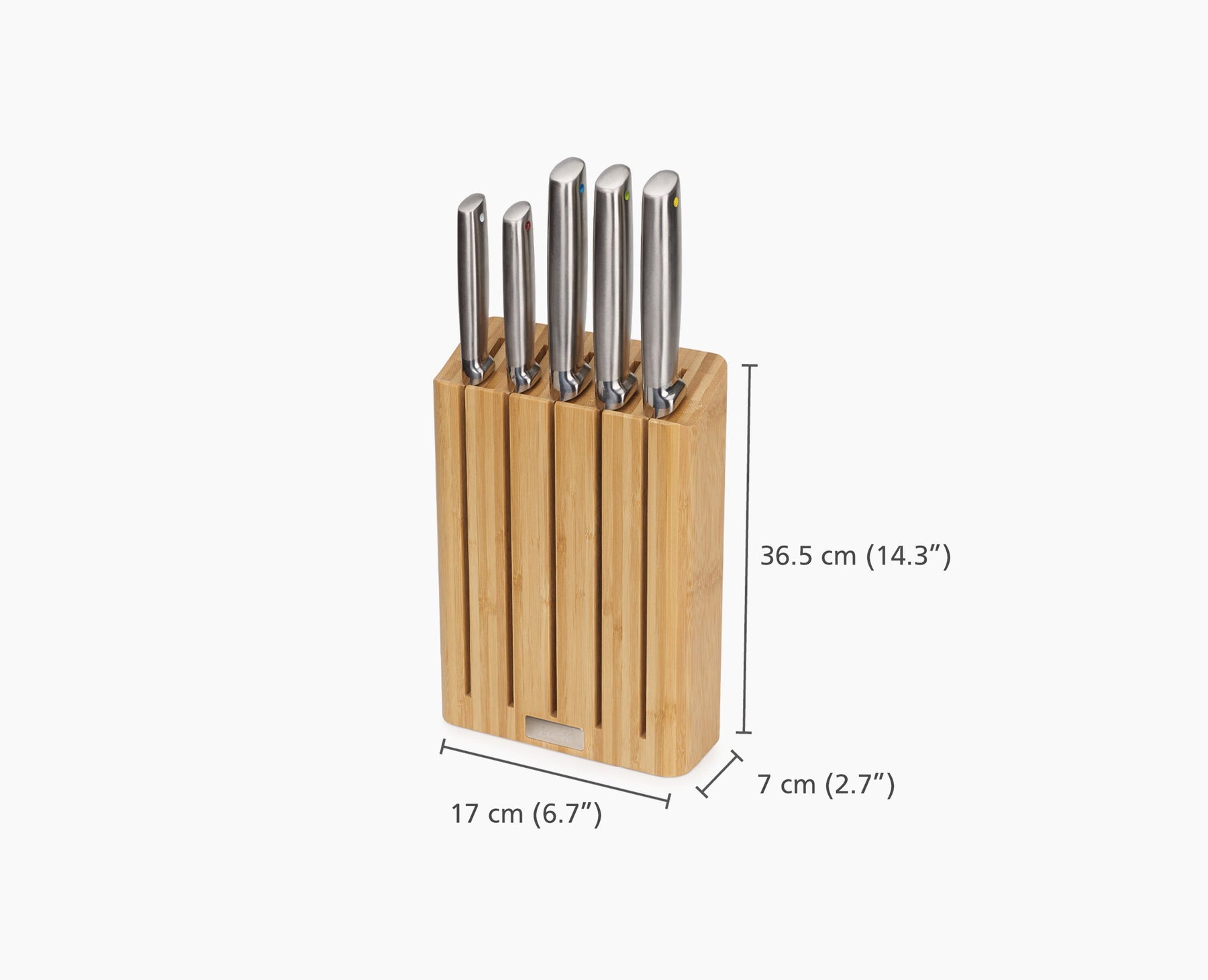 Elevate™ Steel Knives Bamboo 5-piece Set - 10564 - Image 9