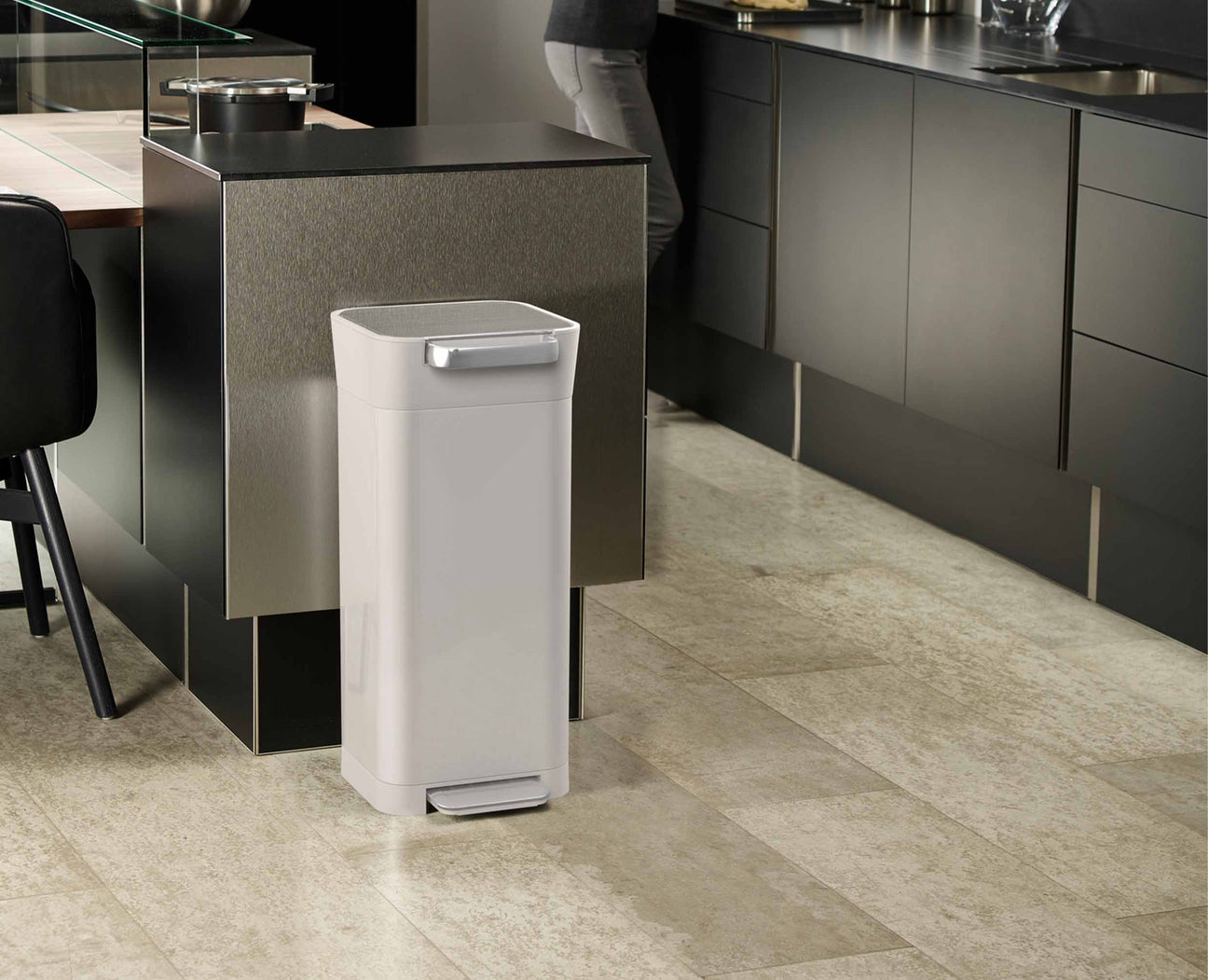 Titan 20L Trash Compactor Stone Joseph Joseph