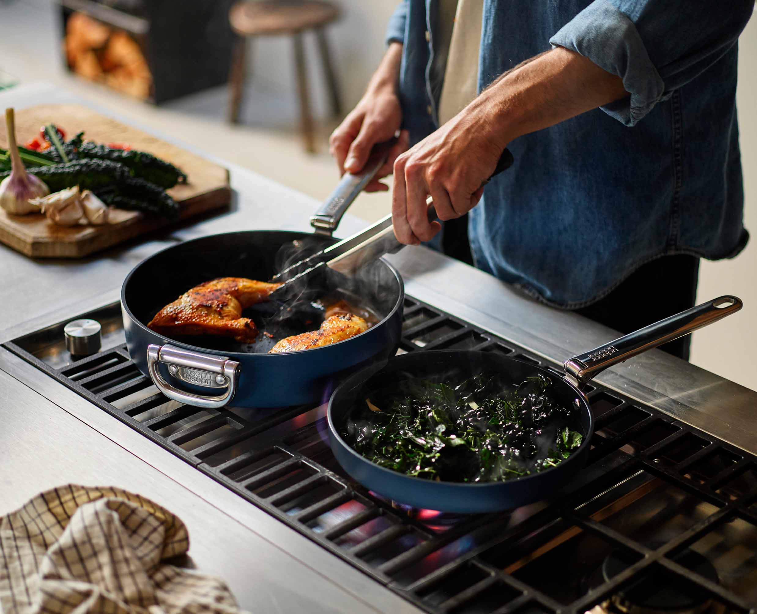 Space™ 20cm Non-stick Blue Frying Pan - 45040 - Image 4