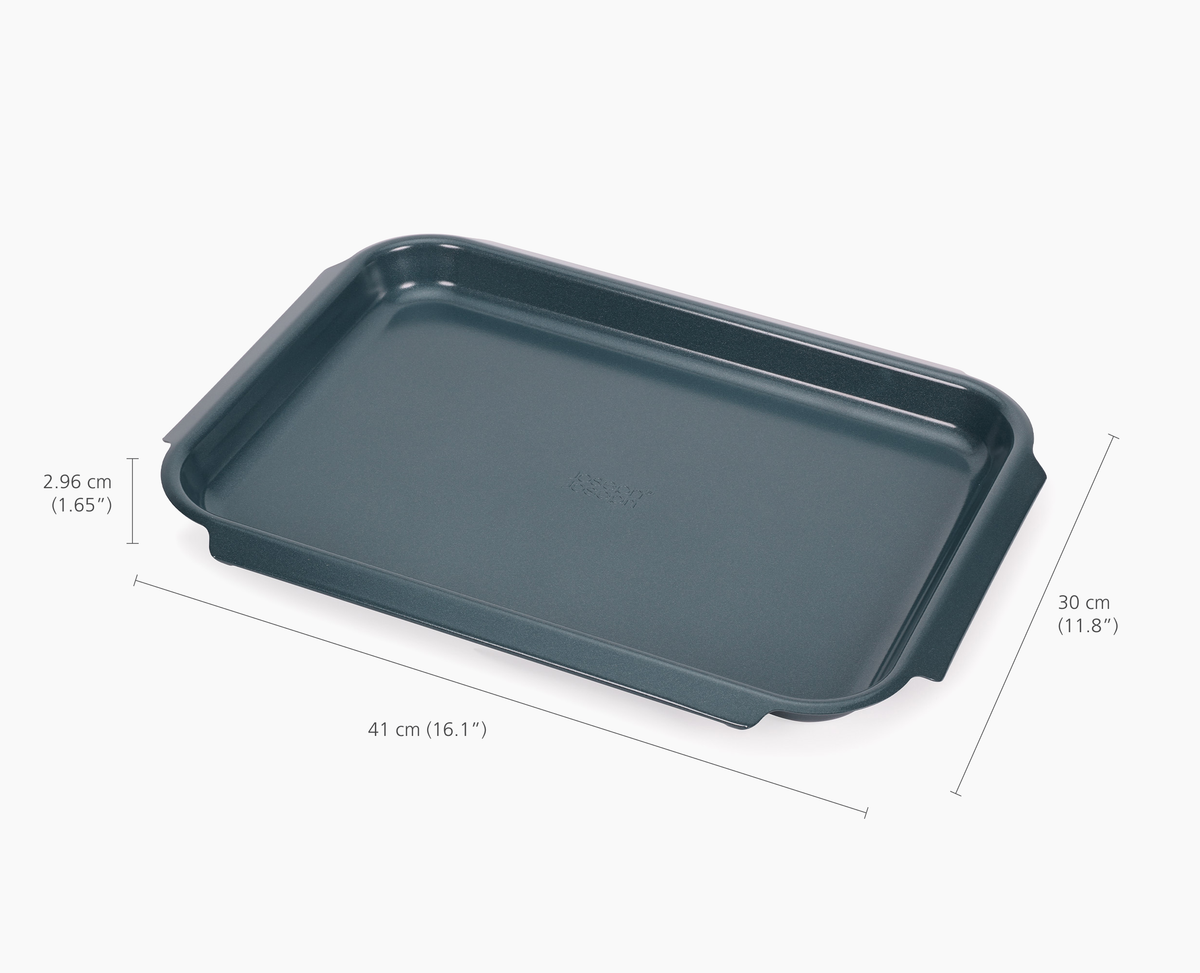 3-piece Nest™ Bake Non-Stick Large Blue Baking Tray Set
