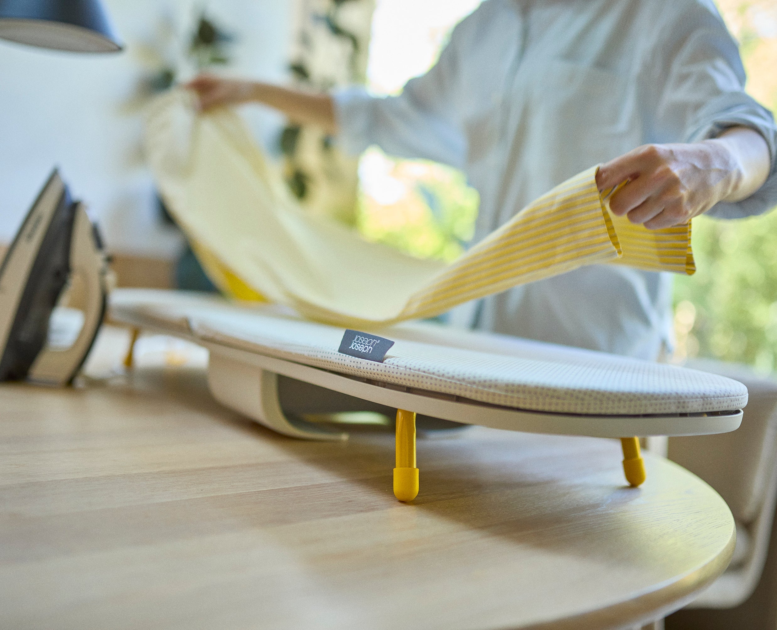 Pocket Max 110cm Folding Ecru Ironing Board