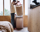 Tota 2 One 60L Pale Mushroom Laundry Basket