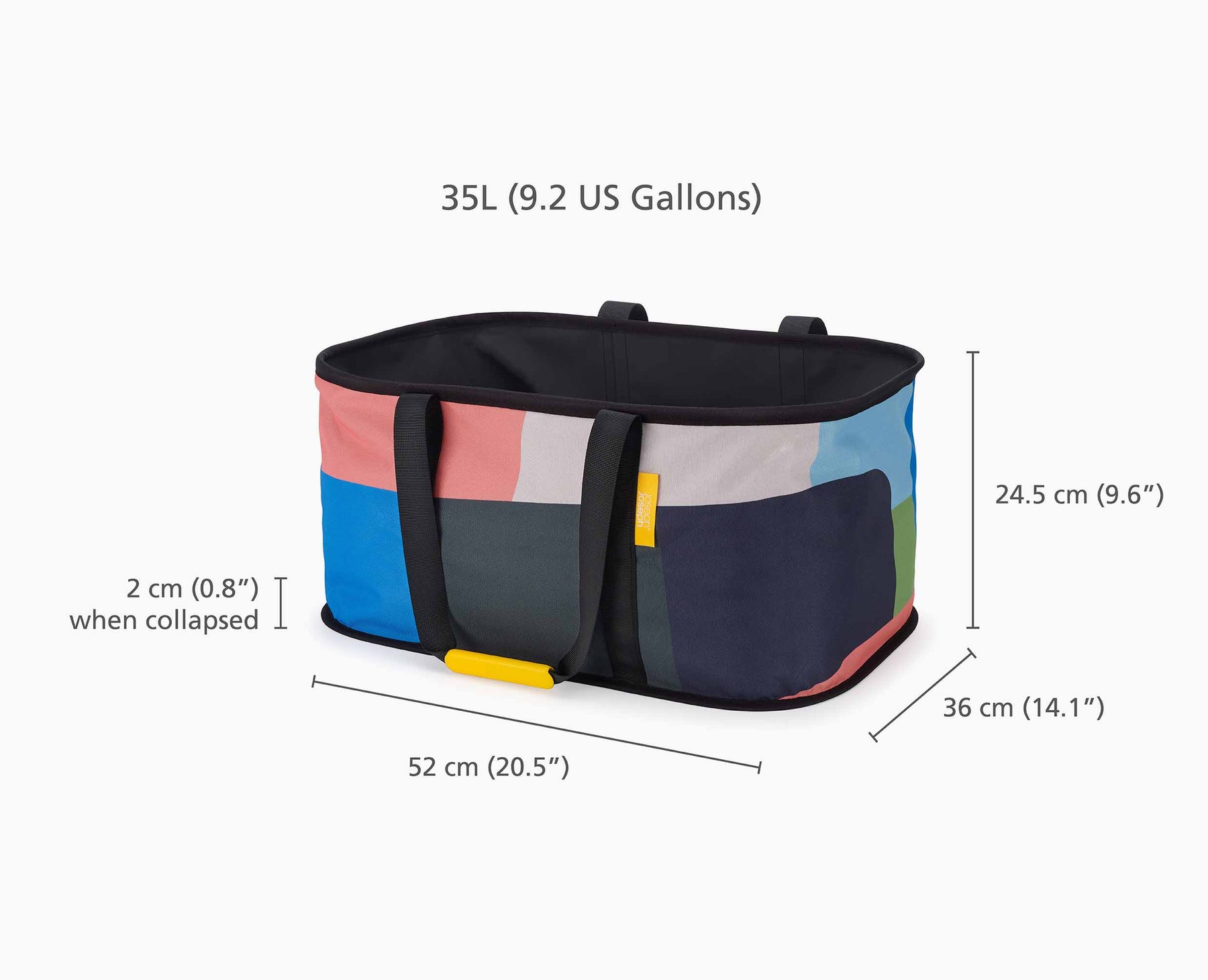 Hold-All™ Collapsible 35L Laundry Basket - Jonathan Lawes Print - 50047 - DIMS