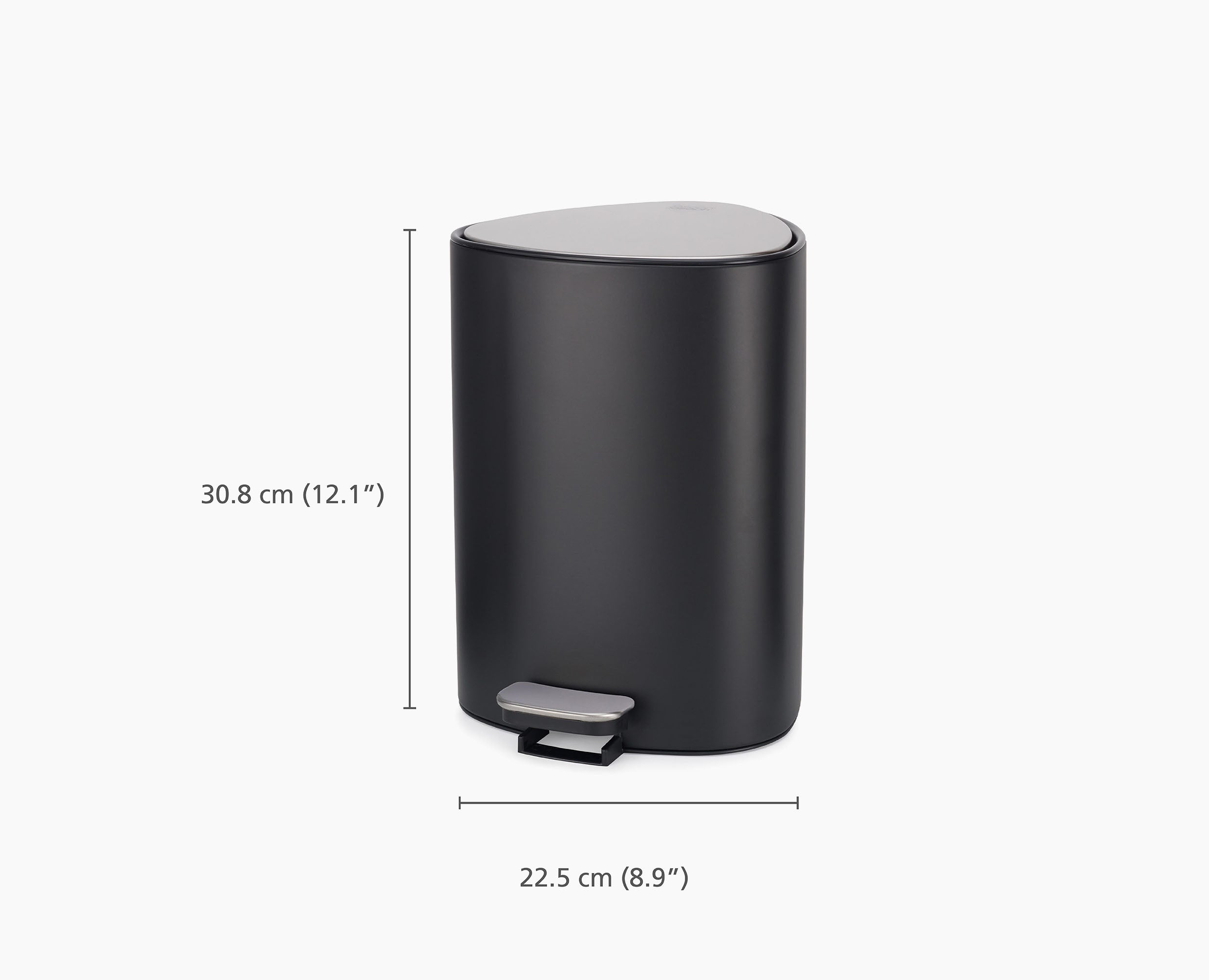 EasyStore™ 5L Matt Black Pedal Bin