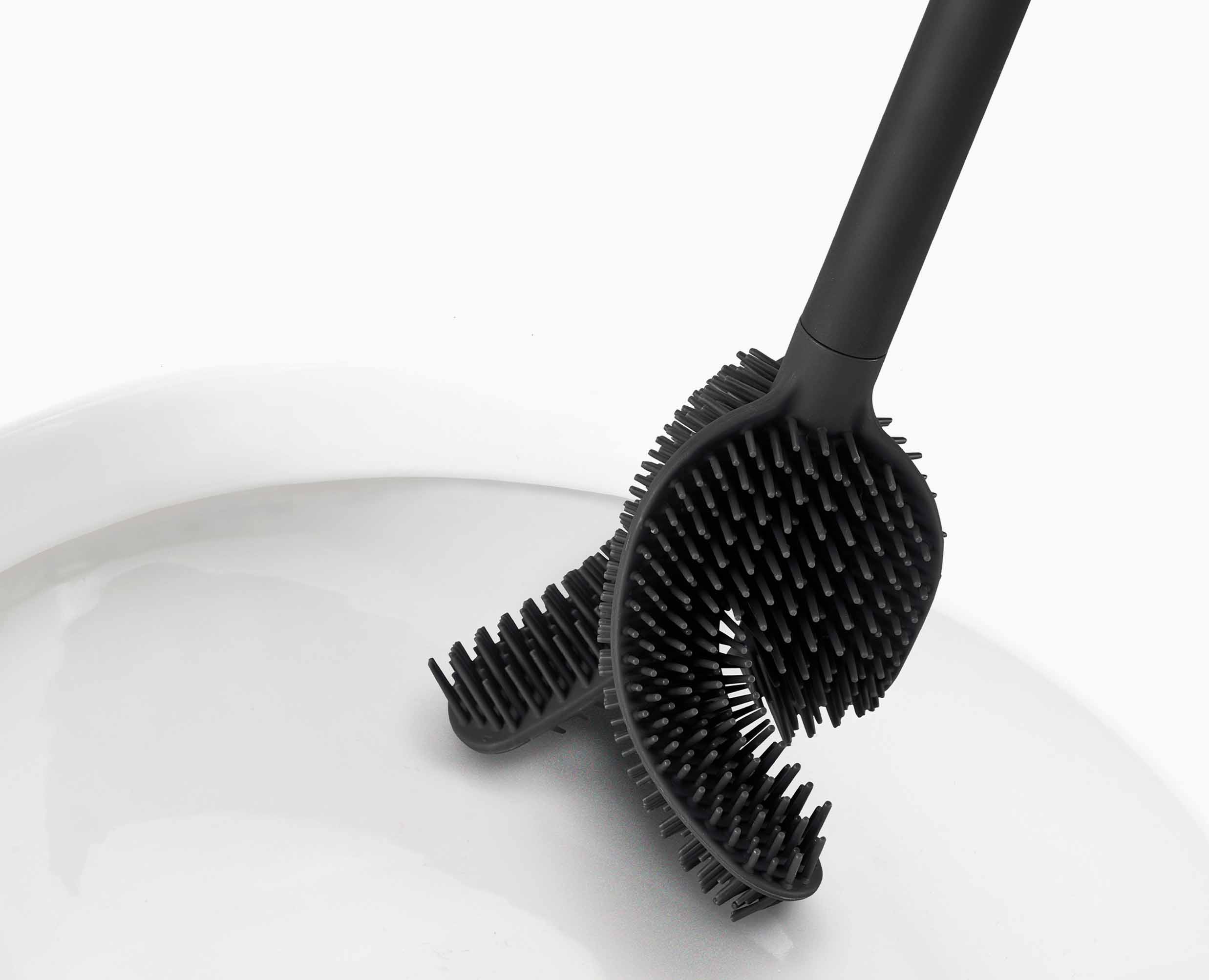 Black toilet deals brushes