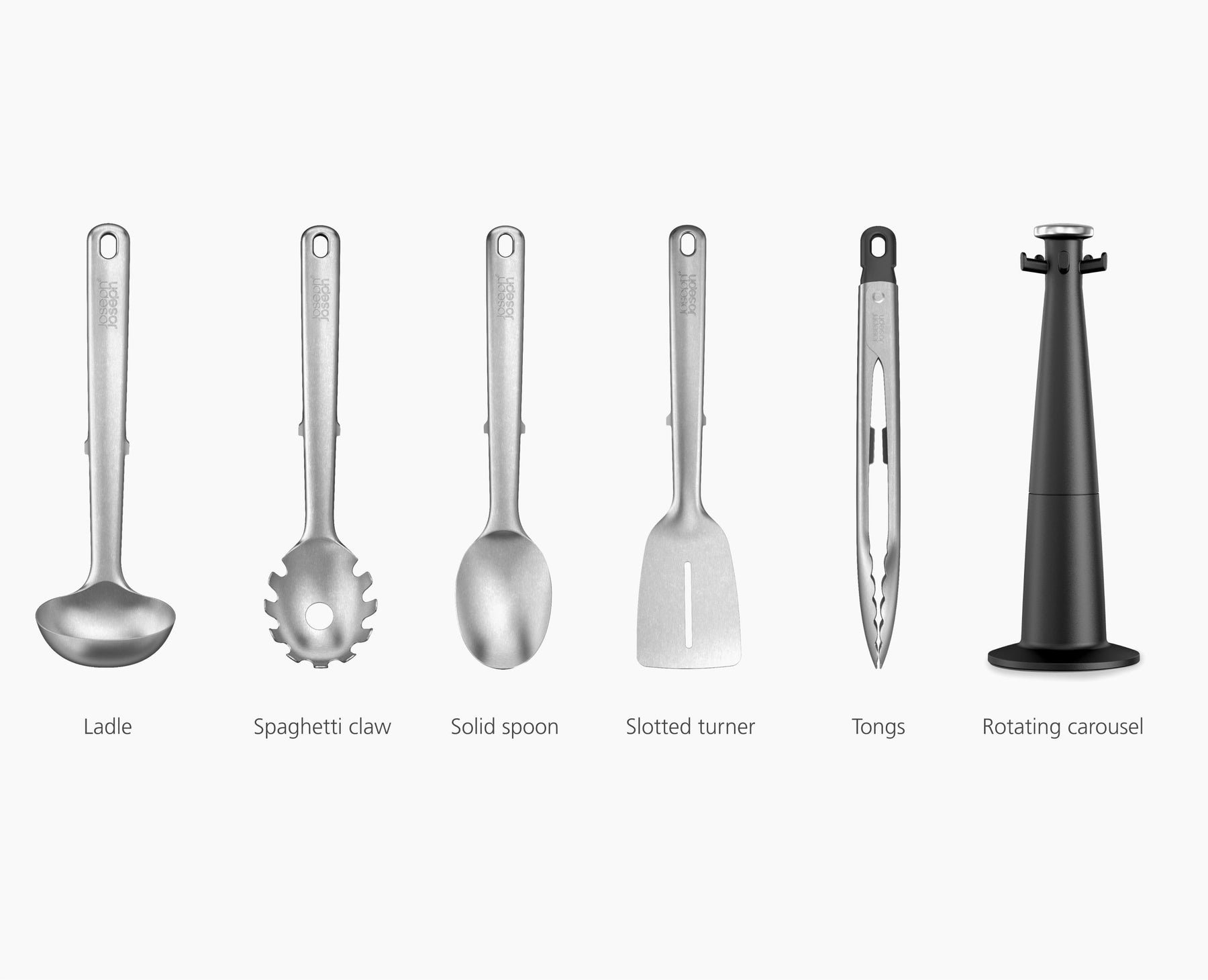 Elevate™ Excel 5-Piece Utensil Carousel Set