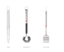 6-piece GrillOut™ BBQ Utensil Set with Extending Handles