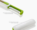 SlideStore™ Stone Green Julienne Peeler with Retractable Blade