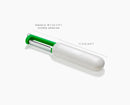 SlideStore™ Stone Green Straight Peeler with Retractable Blade