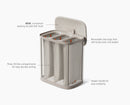 Tota 2 Trio 90L Pale Mushroom Laundry Separation Basket