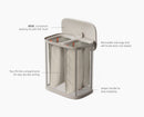 Tota 2 90L Pale Mushroom Laundry Separation Basket