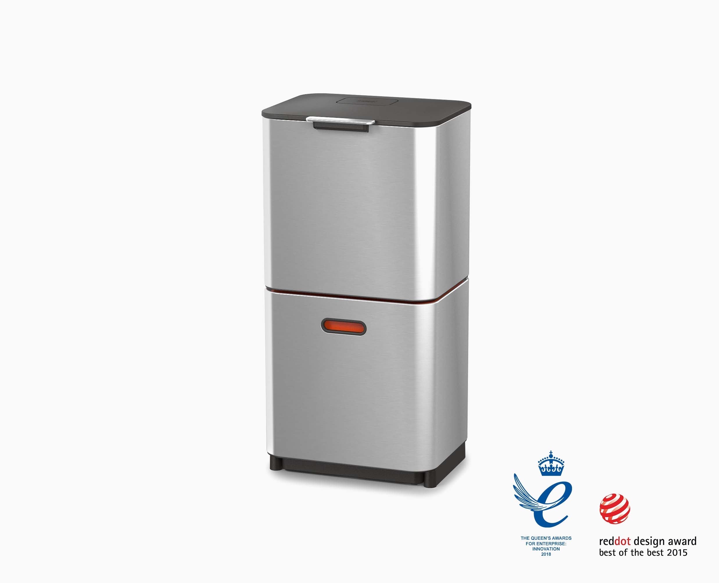 Totem Max 60L Stainless-steel Waste & Recycling Bin