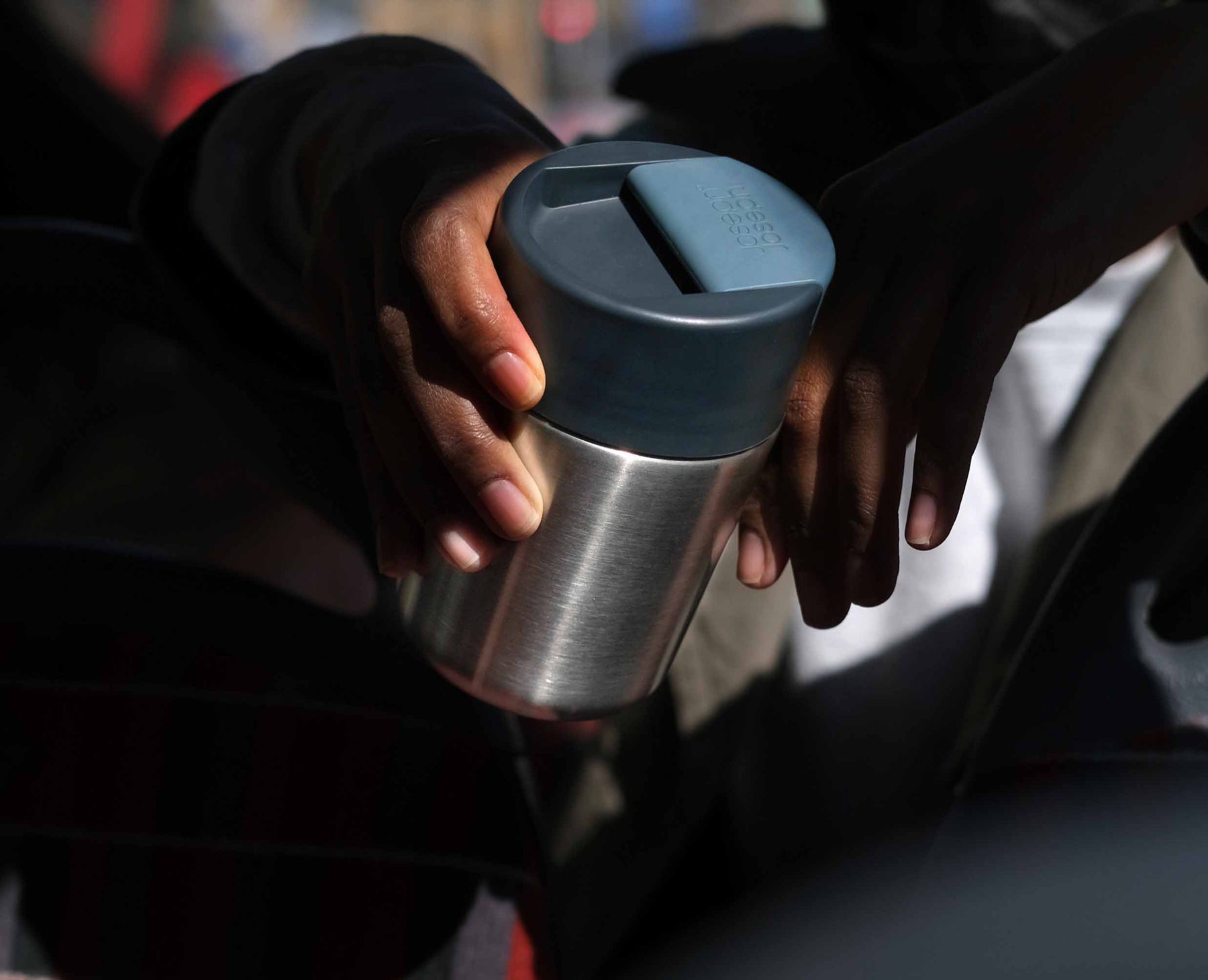 Sipp™ Travel Mug with Hygienic Stainless-steel | Lid Joseph - Joseph
