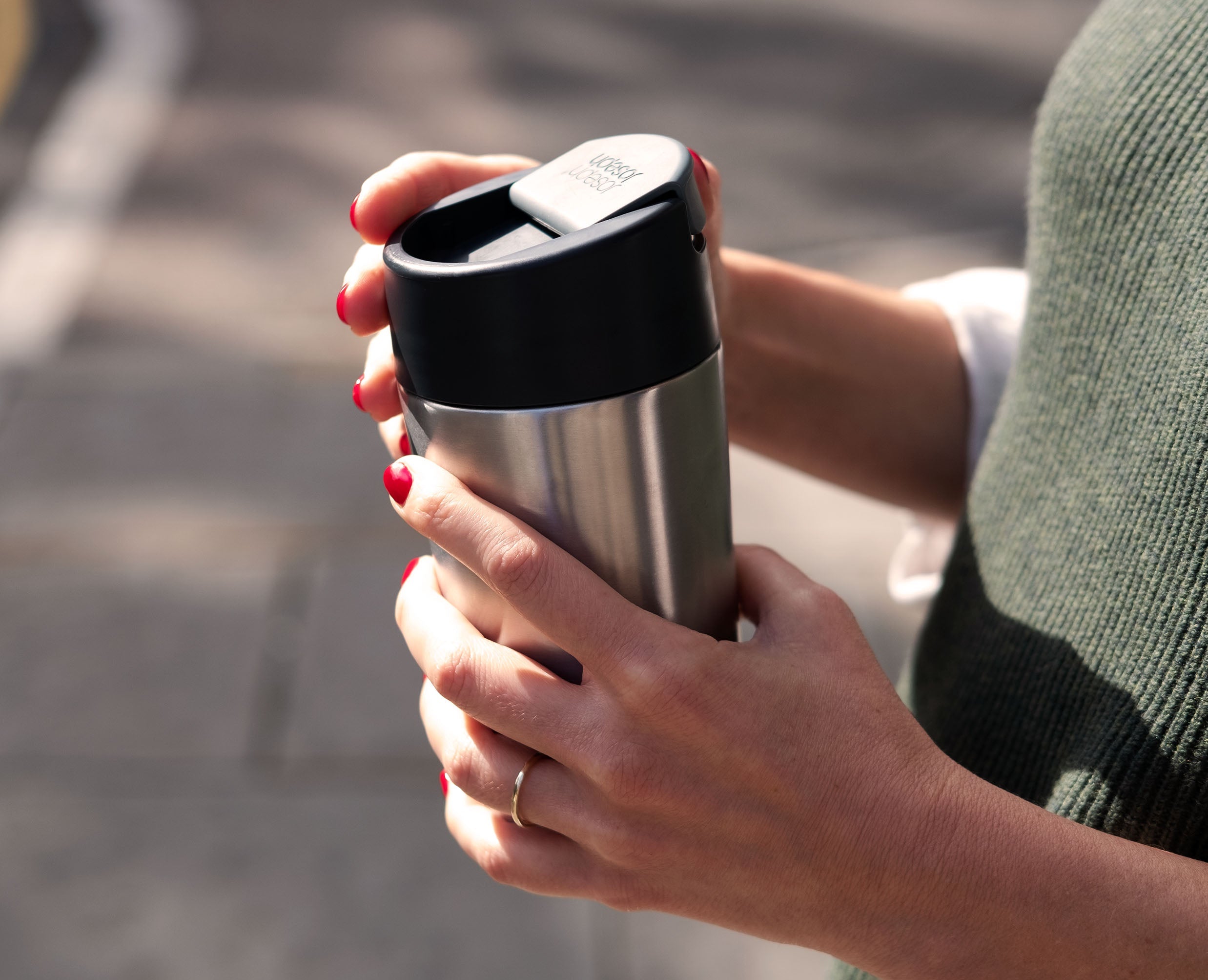 Large sales thermos mug