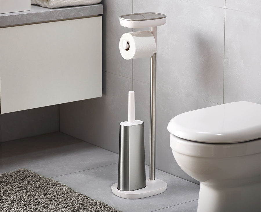 EasyStore™ Plus Toilet Paper Holder with Flex™ Steel Toilet Brush - 70519 - Image 2