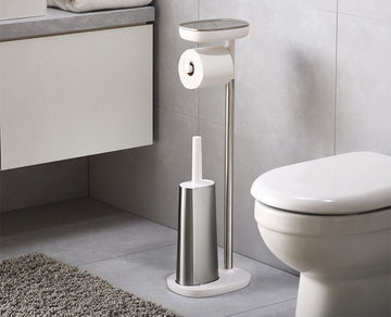 Toilet Roll Holder & Toilet Brush Set | Joseph Joseph EU