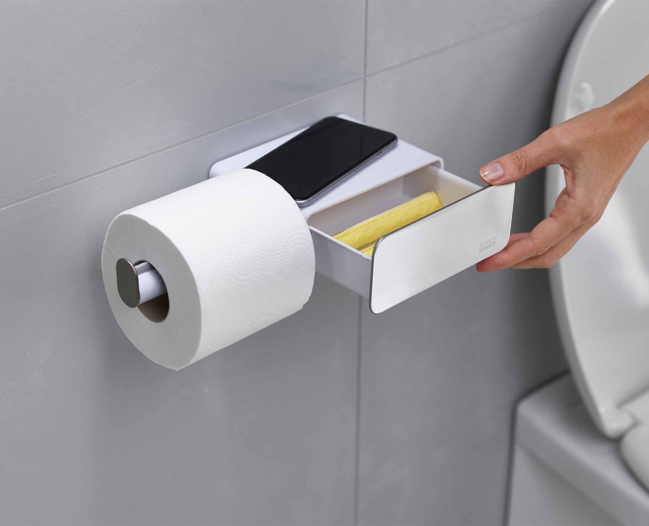 Stone effect toilet roll on sale holder