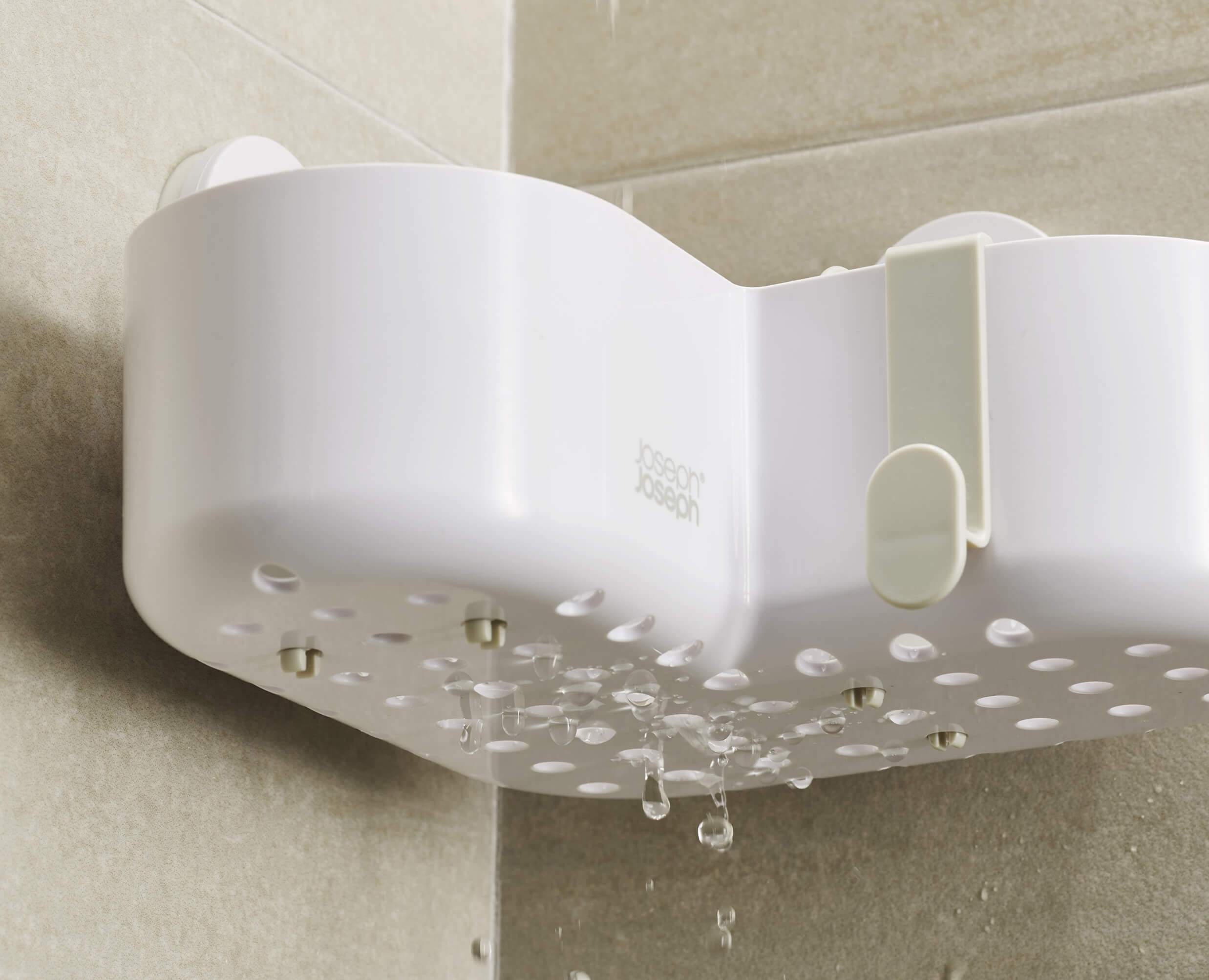 Duo Corner Shower Caddy -image 6 - Drainage holes