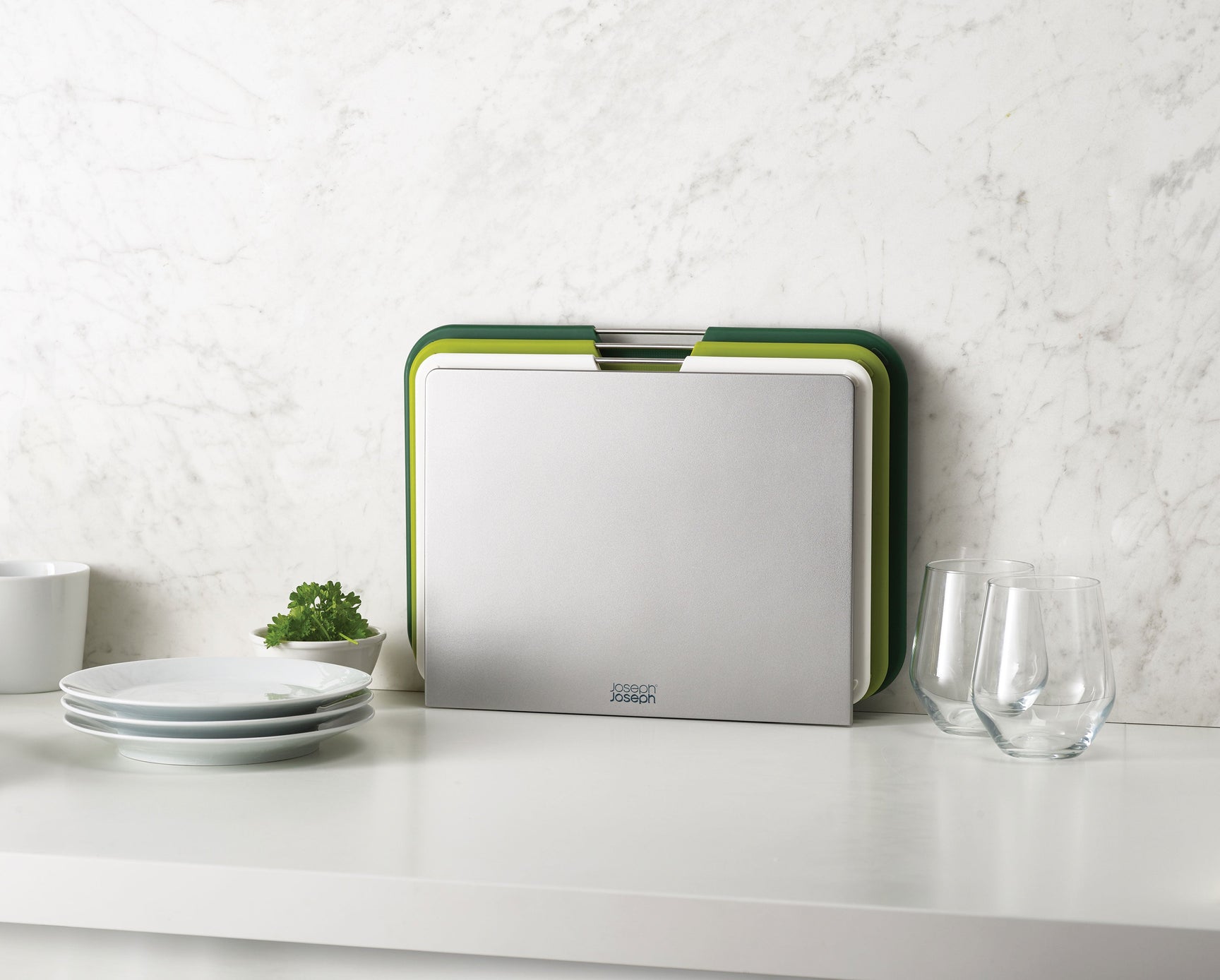 Nest™ Boards 3-piece Green Chopping Board Set